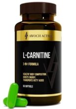 AWOCHACTIVE L-Carnitine + Green tea + CLA, 60 капсул  