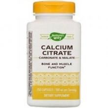 NW Calcium Citrate/carbonate&amp;malate/100 caps/500 mg per serving