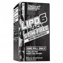 Lipo 6 Black Ultra Concentrate Stim Free Nutrex 60 капсул