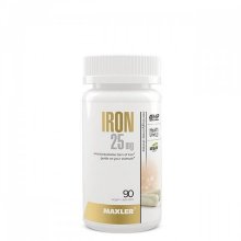 Iron 25 mg Bisglycinate Chelate MXL 90 vegan caps 	
