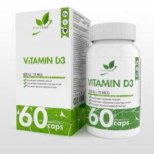 Витамин D3 600 МЕ NAT 60 кап.