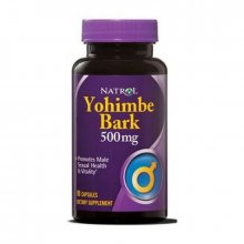 Natrol Yohimbe Bark 500 mg 90 Caps