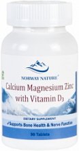 Calcium Magnesium Zinc+D3 Norway Nature 90 табл.