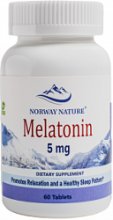 Melatonin 5 mg Norway Nature 60 tab