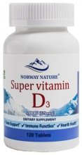 NN Super Vitamin D-3 5000 ME/120 tab.