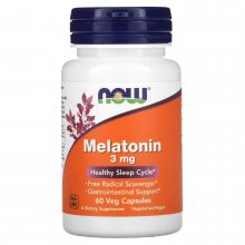 Мелатонин 3 мг 60 vcaps NOW 