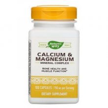 NW Calcium&amp;magnesum 100 caps/750 mg per serving