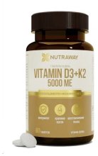 Vitamin D3+К2 5000МЕ Nutraway 90 таблеток
