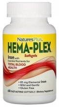 Hema-Plex Iron NaturesPlus 60 капсул