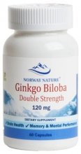 Ginkgo Biloba Norway Nature 120 mg 60 caps