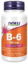 Vitamin B-6 100 мг NOW 100 капс 