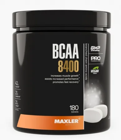 Аминокислоты BCAA 8400mg от Maxler