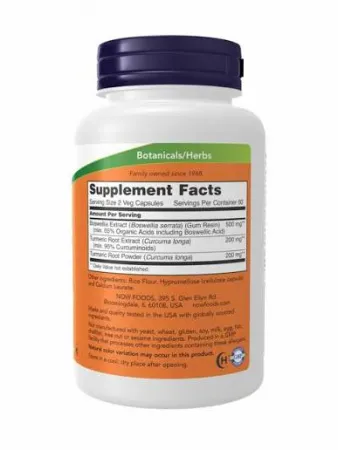 Now Foods Boswellia Extract 250 mg /120 Veg Caps
