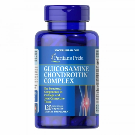 Хондропротектор Glucosamine Chondroitin COMPLEX от Puritan's Pride (120 капс)
